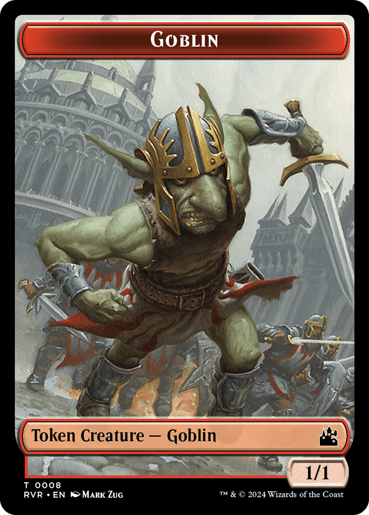 Goblin (0008) // Emblem - Domri Rade Double-Sided Token [Ravnica Remastered Tokens] - The Mythic Store | 24h Order Processing