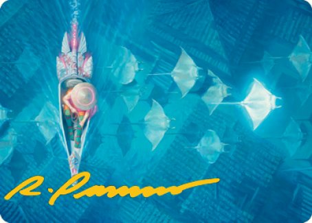 Discover the Impossible Art Card (Gold-Stamped Signature) [Kamigawa: Neon Dynasty Art Series] - The Mythic Store | 24h Order Processing