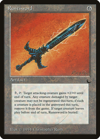 Runesword (Misprinted) [The Dark] - The Mythic Store | 24h Order Processing