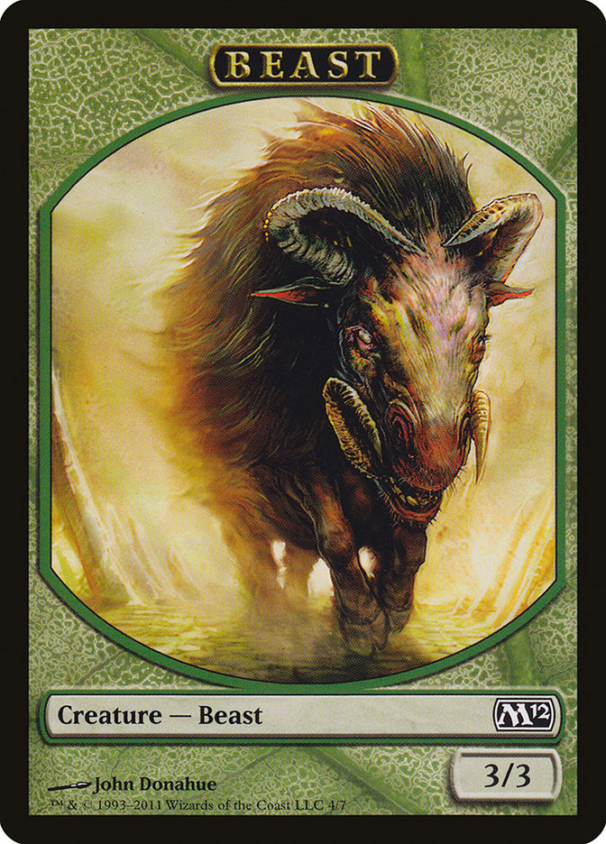 Beast Token [Magic 2012 Tokens] - The Mythic Store | 24h Order Processing