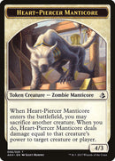 Heart-Piercer Manticore // Warrior Double-Sided Token [Amonkhet Tokens] - The Mythic Store | 24h Order Processing