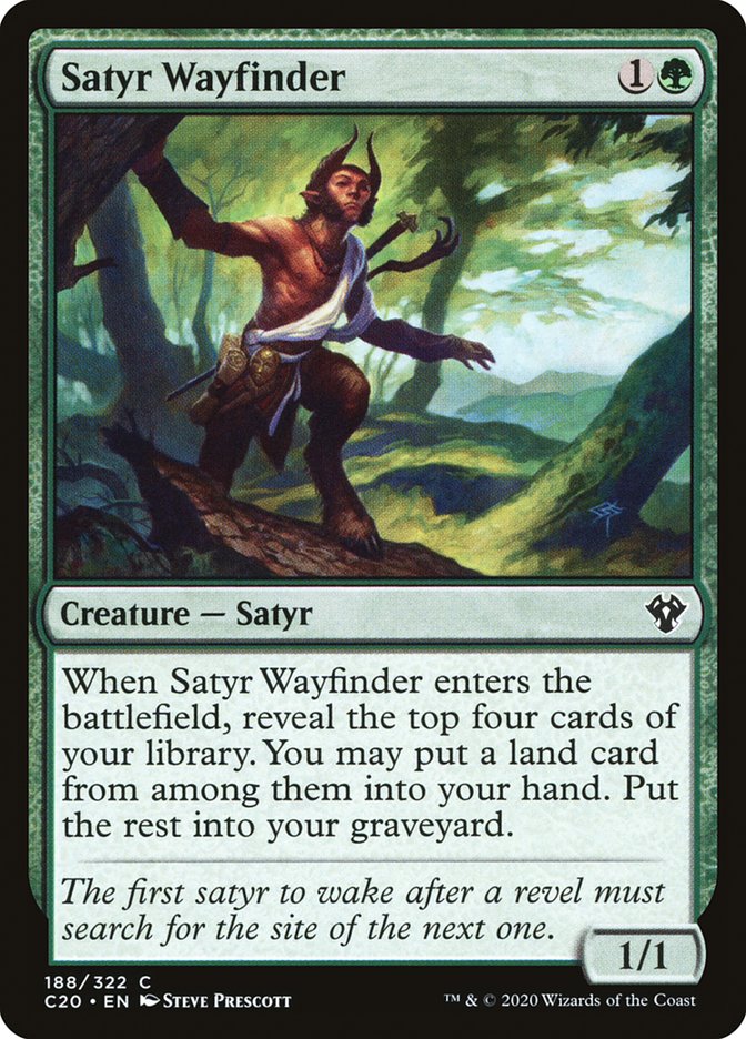 Satyr Wayfinder [Commander 2020] - The Mythic Store | 24h Order Processing