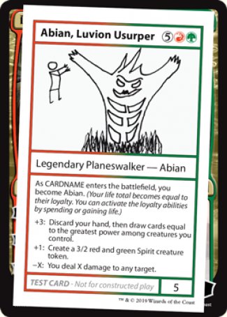 Abian, Luvion Usurper (2021 Edition) [Mystery Booster Playtest Cards] - The Mythic Store | 24h Order Processing