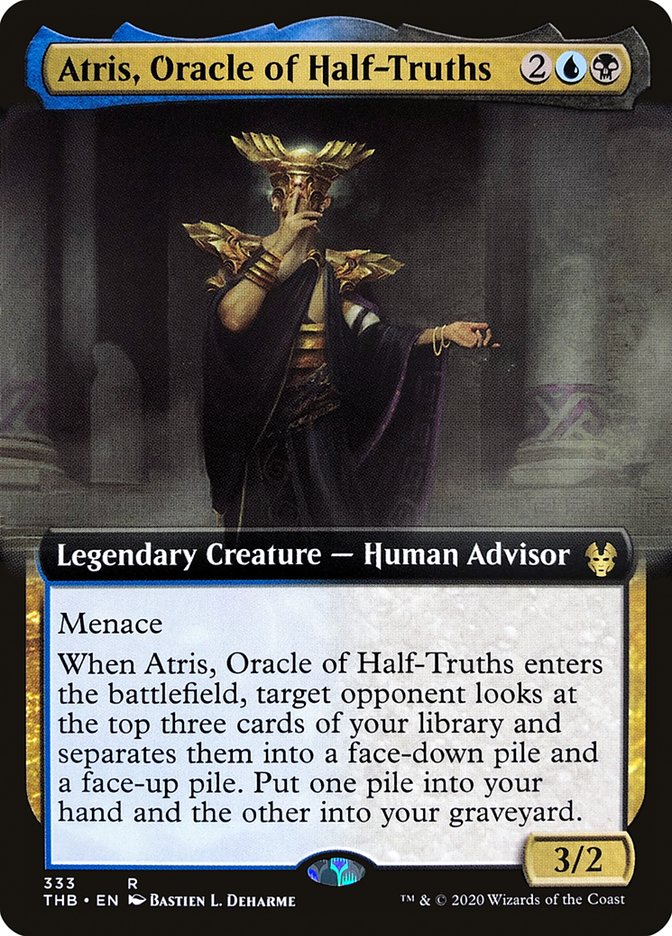 Atris, Oracle of Half-Truths (Extended Art) [Theros Beyond Death] - The Mythic Store | 24h Order Processing