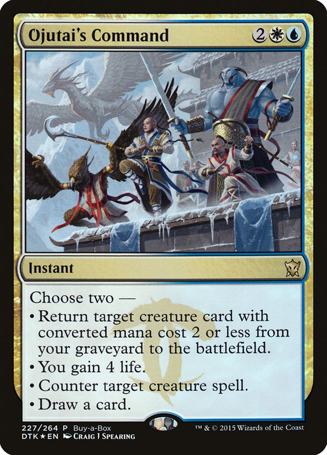 Ojutai's Command (Buy-A-Box) [Dragons of Tarkir Promos] - The Mythic Store | 24h Order Processing