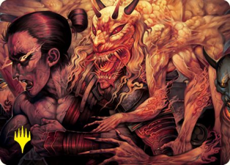 Gift of Wrath Art Card (Gold-Stamped Signature) [Kamigawa: Neon Dynasty Art Series] - The Mythic Store | 24h Order Processing