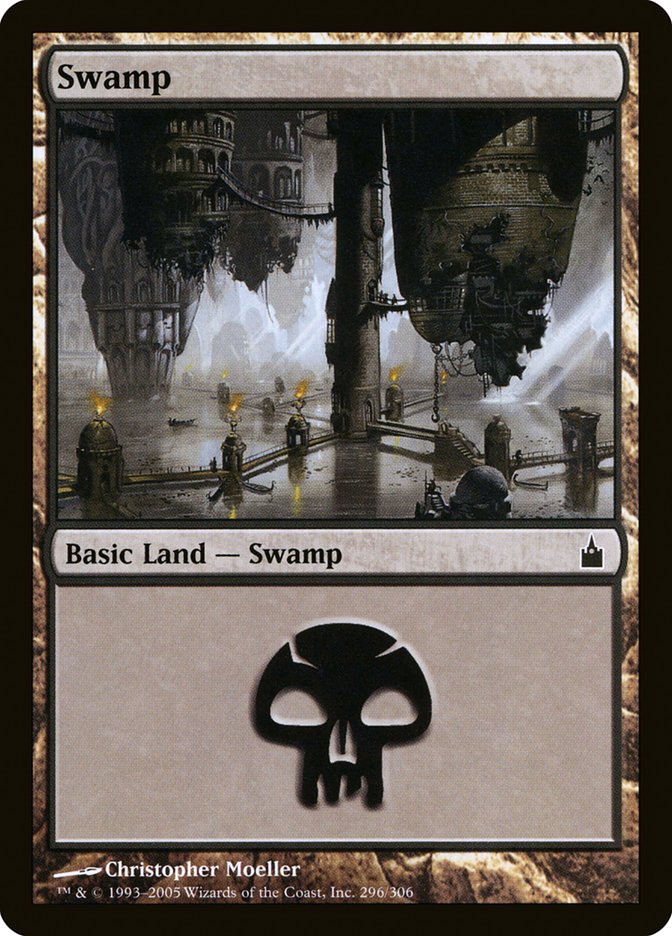 Swamp (296) [Ravnica: City of Guilds] - The Mythic Store | 24h Order Processing