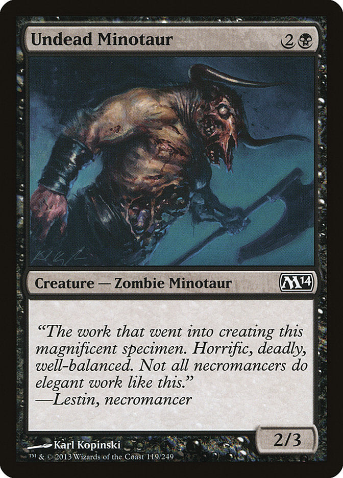 Undead Minotaur [Magic 2014] - The Mythic Store | 24h Order Processing