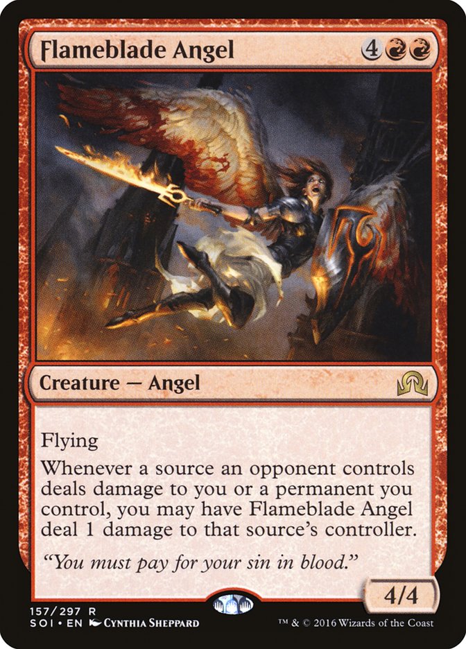 Flameblade Angel [Shadows over Innistrad] - The Mythic Store | 24h Order Processing