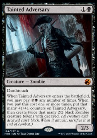 Tainted Adversary (Promo Pack) [Innistrad: Midnight Hunt Promos] - The Mythic Store | 24h Order Processing