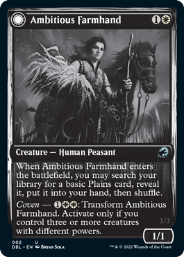 Ambitious Farmhand // Seasoned Cathar [Innistrad: Double Feature] - The Mythic Store | 24h Order Processing