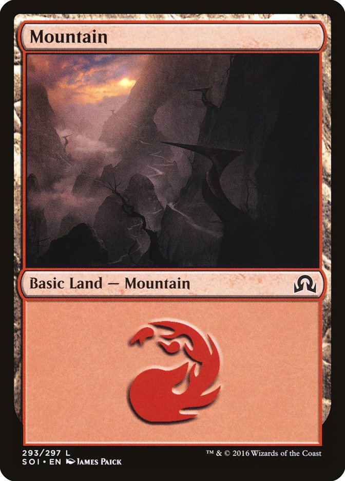 Mountain (293) [Shadows over Innistrad] - The Mythic Store | 24h Order Processing