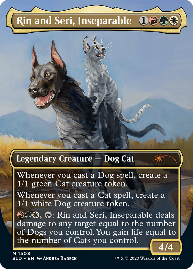 Rin and Seri, Inseparable (1508) // Rin and Seri, Inseparable [Secret Lair Commander Deck: Raining Cats and Dogs] - The Mythic Store | 24h Order Processing