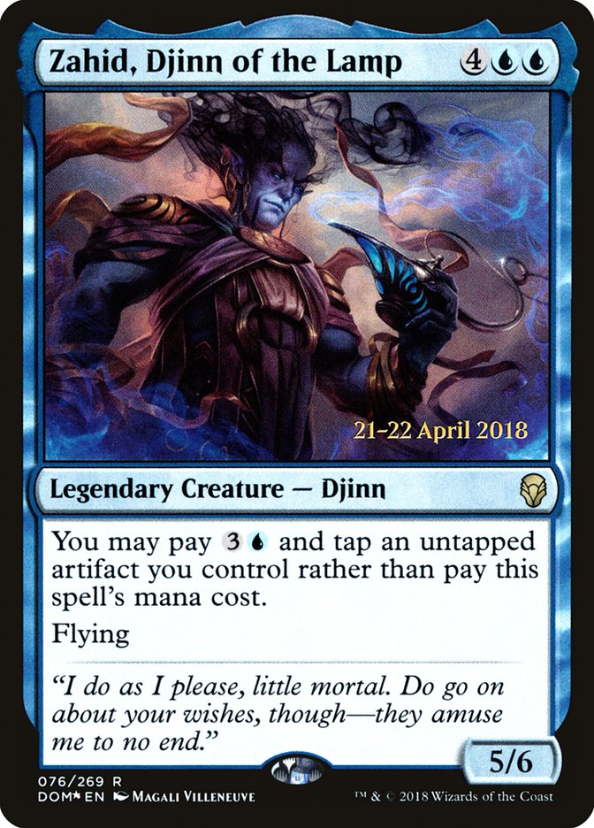 Zahid, Djinn of the Lamp [Dominaria Prerelease Promos] - The Mythic Store | 24h Order Processing