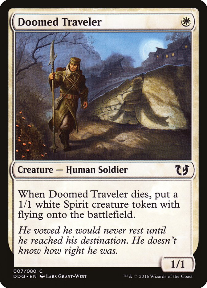 Doomed Traveler [Duel Decks: Blessed vs. Cursed] - The Mythic Store | 24h Order Processing