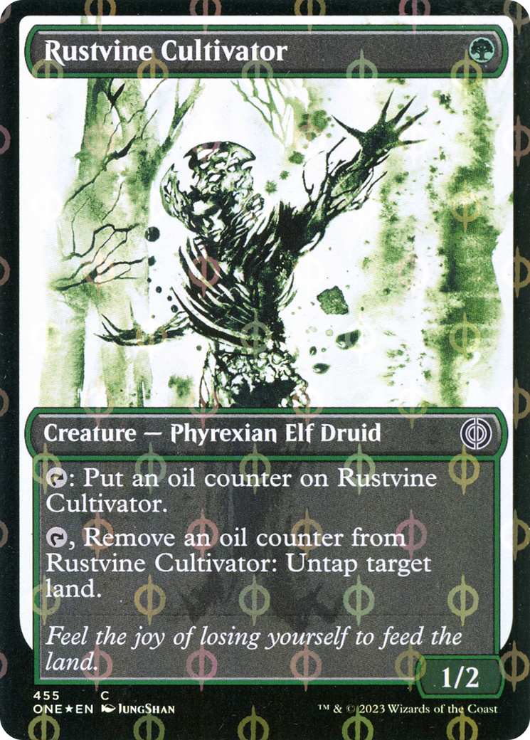 Rustvine Cultivator (Showcase Ichor Step-and-Compleat Foil) [Phyrexia: All Will Be One] - The Mythic Store | 24h Order Processing