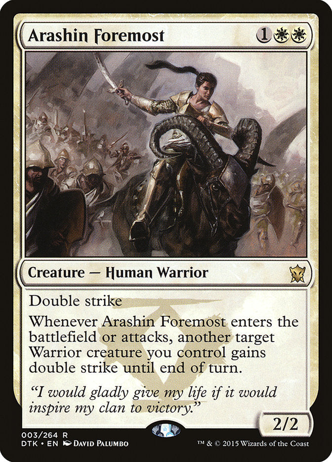 Arashin Foremost [Dragons of Tarkir] - The Mythic Store | 24h Order Processing