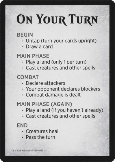 Rules Card [War of the Spark Tokens] - The Mythic Store | 24h Order Processing