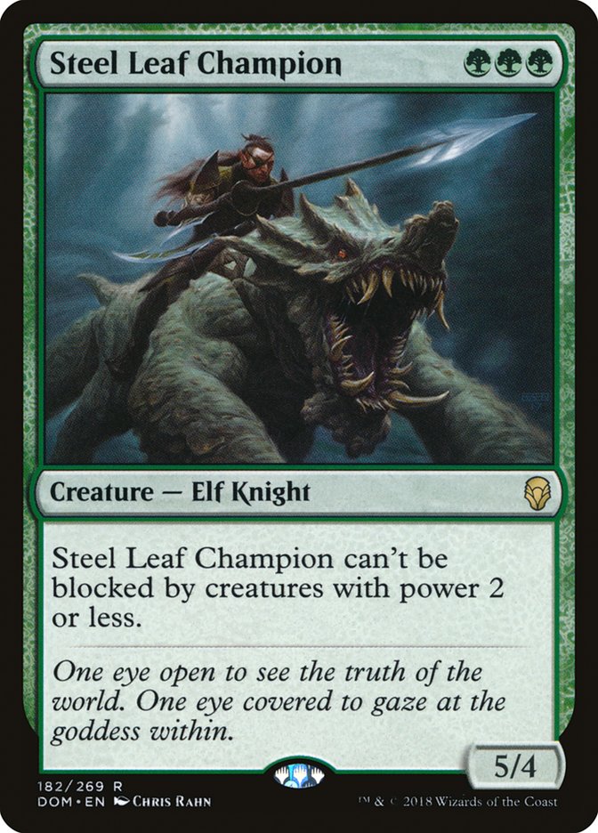 Steel Leaf Champion [Dominaria] - The Mythic Store | 24h Order Processing