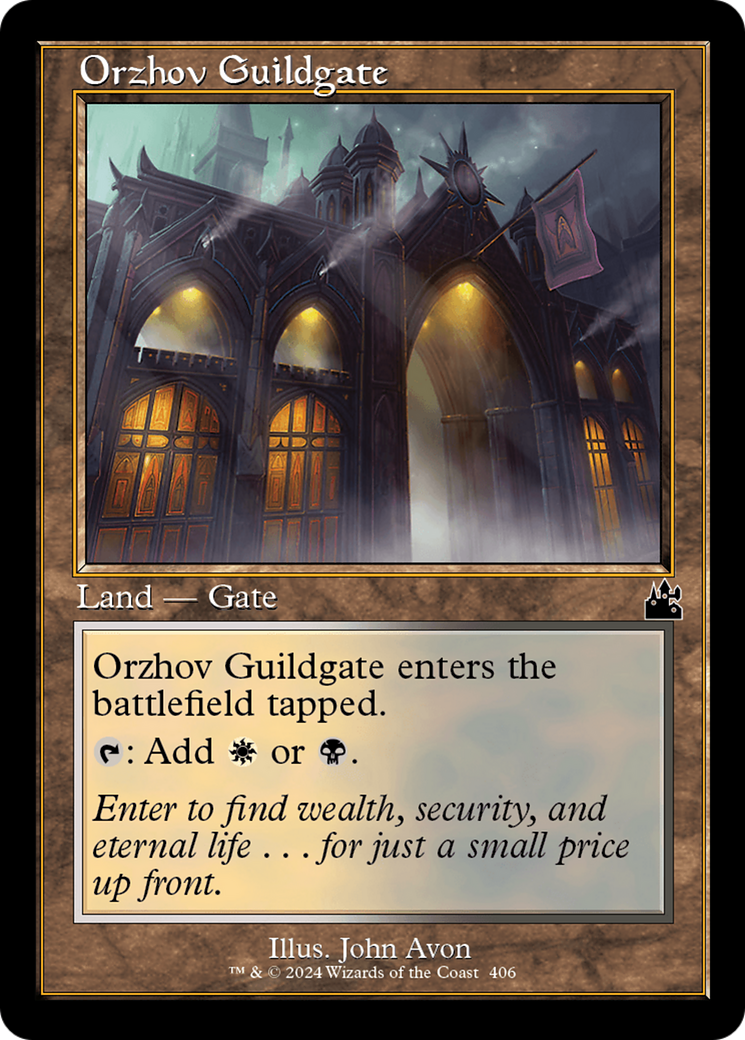 Orzhov Guildgate (Retro Frame) [Ravnica Remastered] - The Mythic Store | 24h Order Processing