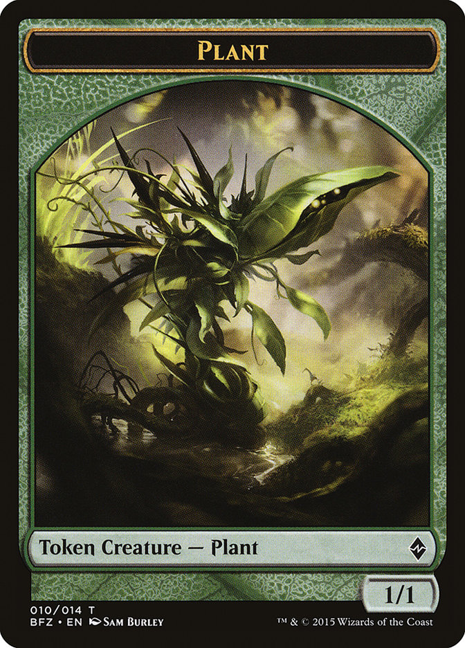 Plant Token [Battle for Zendikar Tokens] - The Mythic Store | 24h Order Processing