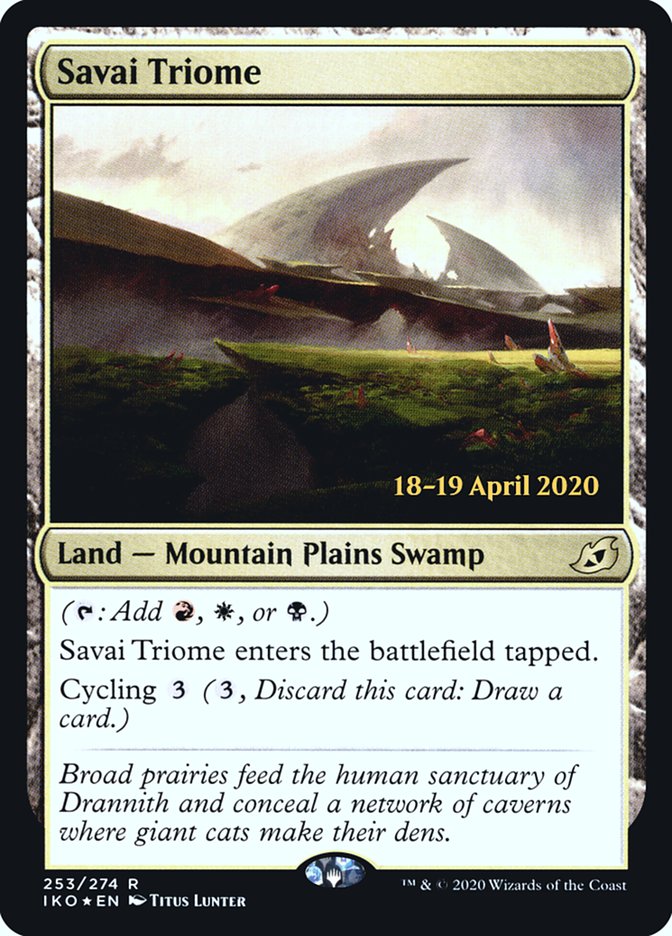 Savai Triome [Ikoria: Lair of Behemoths Prerelease Promos] - The Mythic Store | 24h Order Processing