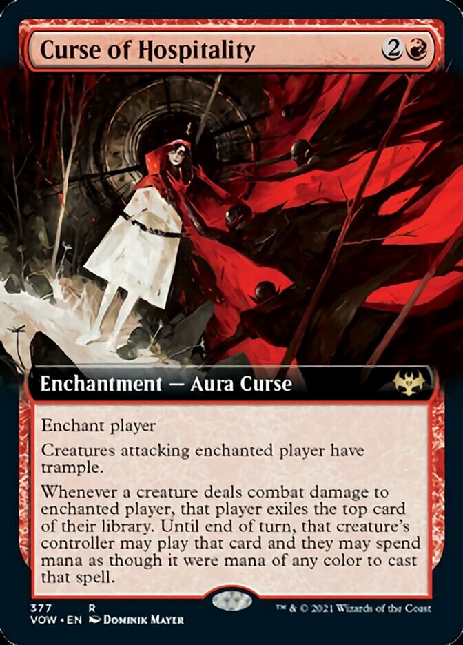 Curse of Hospitality (Extended Art) [Innistrad: Crimson Vow] - The Mythic Store | 24h Order Processing