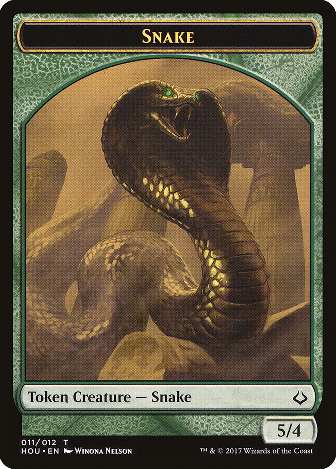 Snake Token [Hour of Devastation Tokens] - The Mythic Store | 24h Order Processing