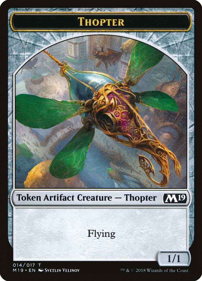 Zombie // Thopter Double-Sided Token (Game Night) [Core Set 2019 Tokens] - The Mythic Store | 24h Order Processing