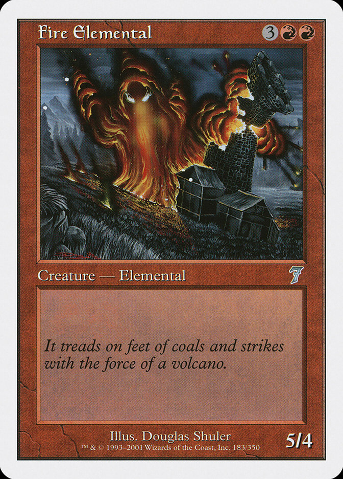 Fire Elemental [Seventh Edition] - The Mythic Store | 24h Order Processing