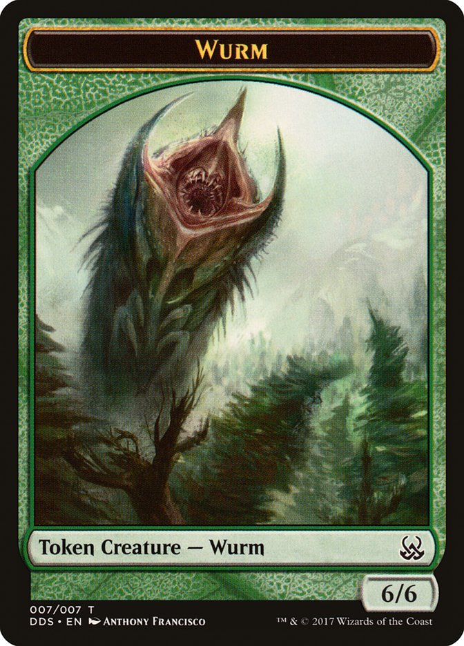 Wurm Token [Duel Decks: Mind vs. Might Tokens] - The Mythic Store | 24h Order Processing