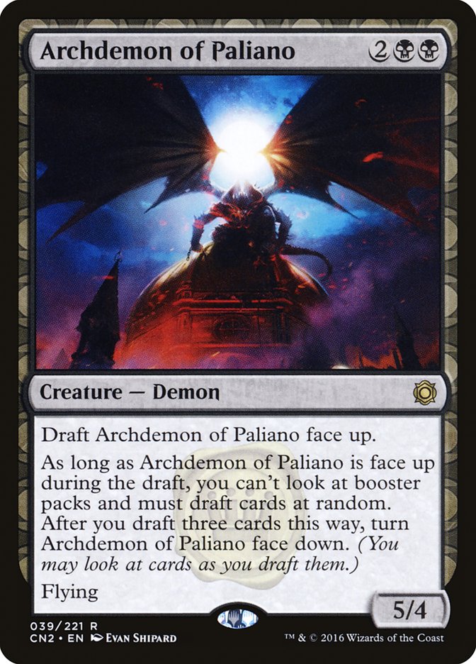 Archdemon of Paliano [Conspiracy: Take the Crown] - The Mythic Store | 24h Order Processing