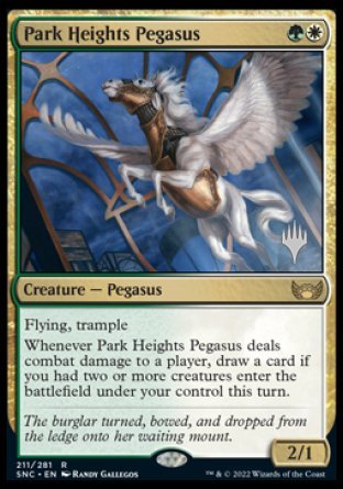 Park Heights Pegasus (Promo Pack) [Streets of New Capenna Promos] - The Mythic Store | 24h Order Processing