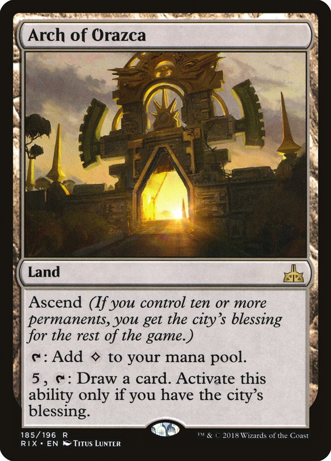 Arch of Orazca [Rivals of Ixalan] - The Mythic Store | 24h Order Processing