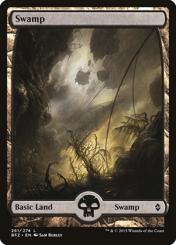 Swamp (261) (Full Art) [Battle for Zendikar] - The Mythic Store | 24h Order Processing