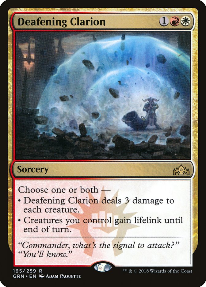 Deafening Clarion [Guilds of Ravnica] - The Mythic Store | 24h Order Processing