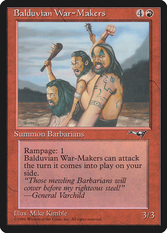 Balduvian War-Makers (Treeline Background) [Alliances] - The Mythic Store | 24h Order Processing