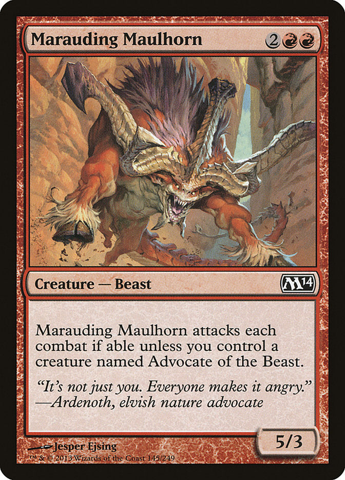 Marauding Maulhorn [Magic 2014] - The Mythic Store | 24h Order Processing