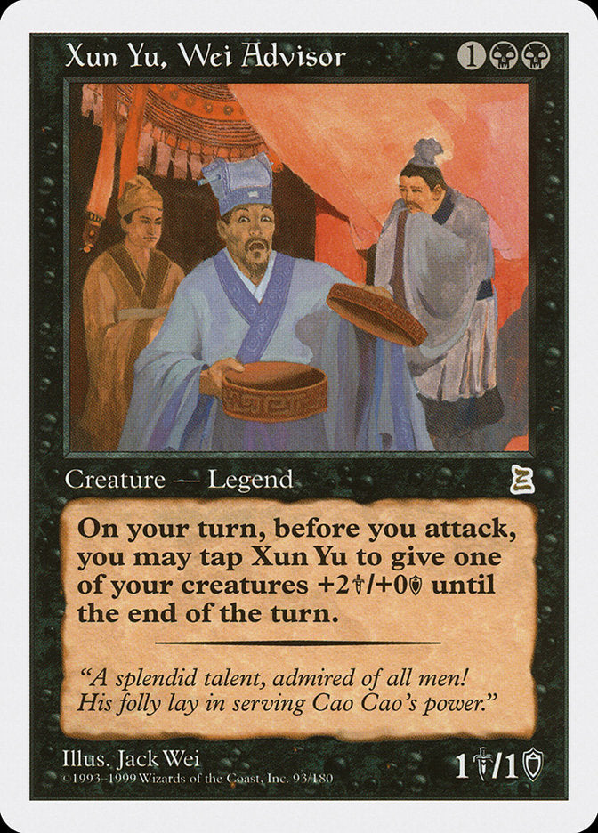 Xun Yu, Wei Advisor [Portal Three Kingdoms] - The Mythic Store | 24h Order Processing