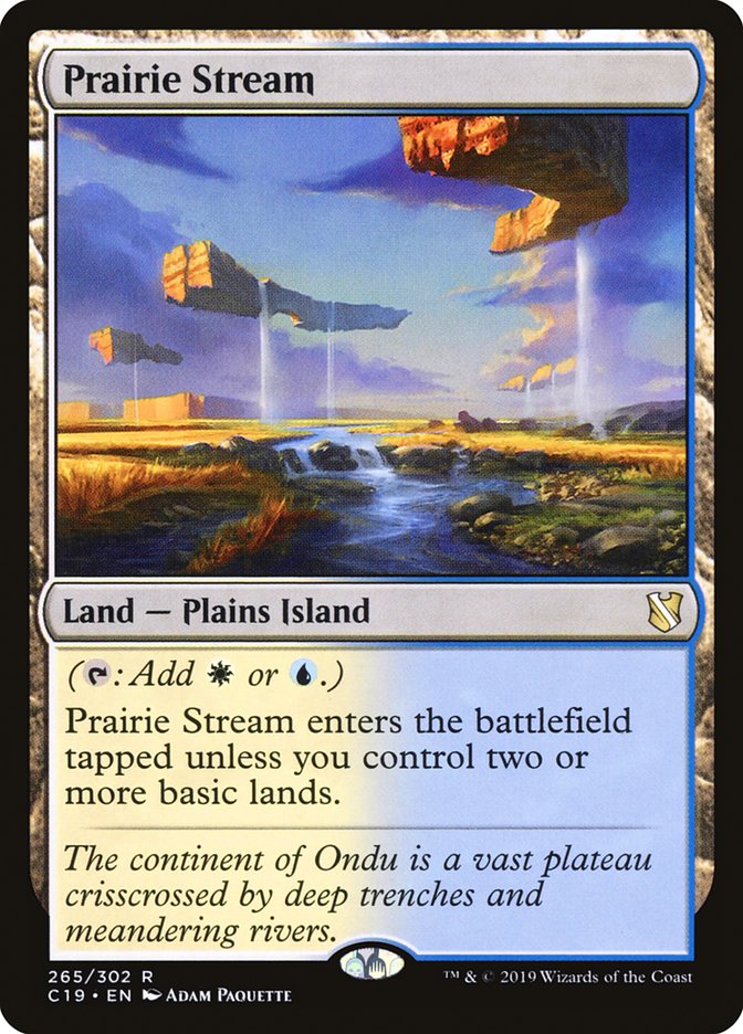 Prairie Stream [Commander 2019] - The Mythic Store | 24h Order Processing