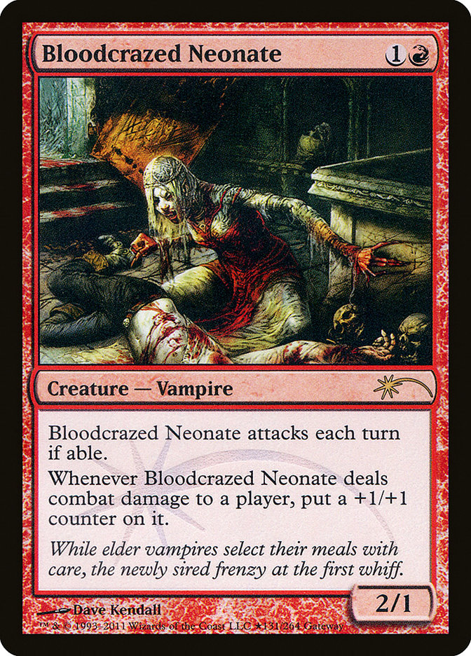 Bloodcrazed Neonate [Wizards Play Network 2011] - The Mythic Store | 24h Order Processing