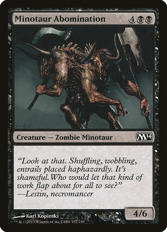 Minotaur Abomination [Magic 2014] - The Mythic Store | 24h Order Processing