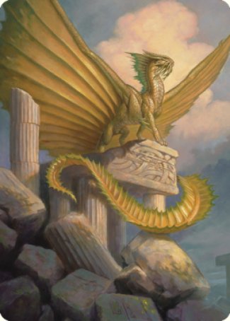 Ancient Gold Dragon Art Card (05) [Commander Legends: Battle for Baldur's Gate Art Series] - The Mythic Store | 24h Order Processing