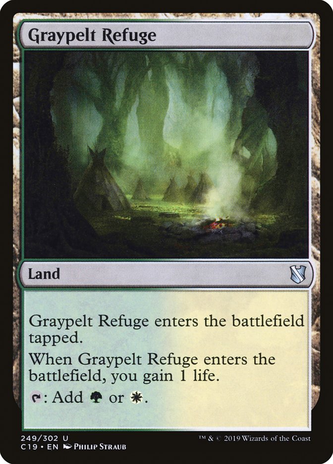 Graypelt Refuge [Commander 2019] - The Mythic Store | 24h Order Processing