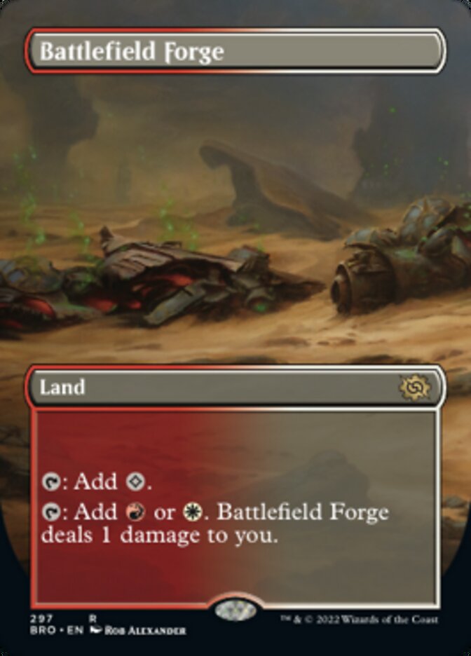 Battlefield Forge (Borderless Alternate Art) [The Brothers' War] - The Mythic Store | 24h Order Processing