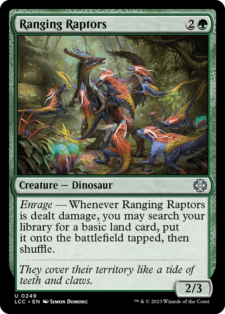 Ranging Raptors [The Lost Caverns of Ixalan Commander] - The Mythic Store | 24h Order Processing