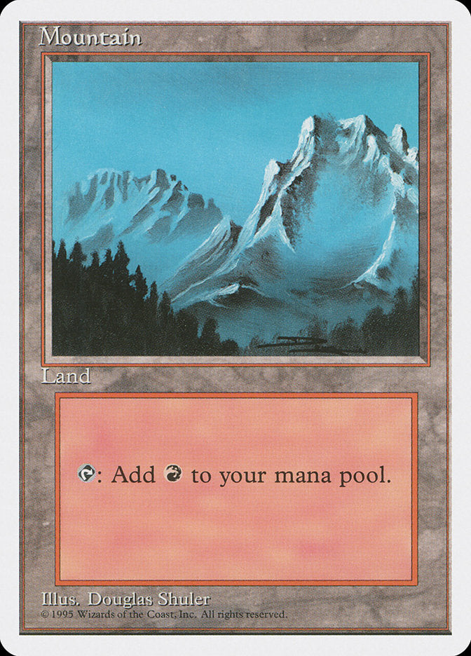 Mountain (Snow Top / Highest Point on Right) [Fourth Edition] - The Mythic Store | 24h Order Processing