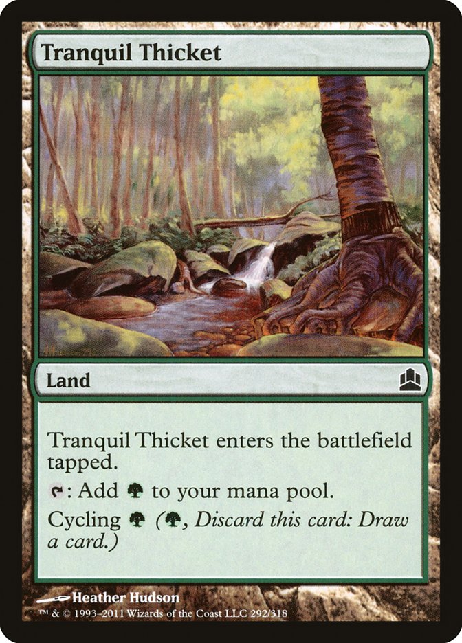 Tranquil Thicket [Commander 2011] - The Mythic Store | 24h Order Processing