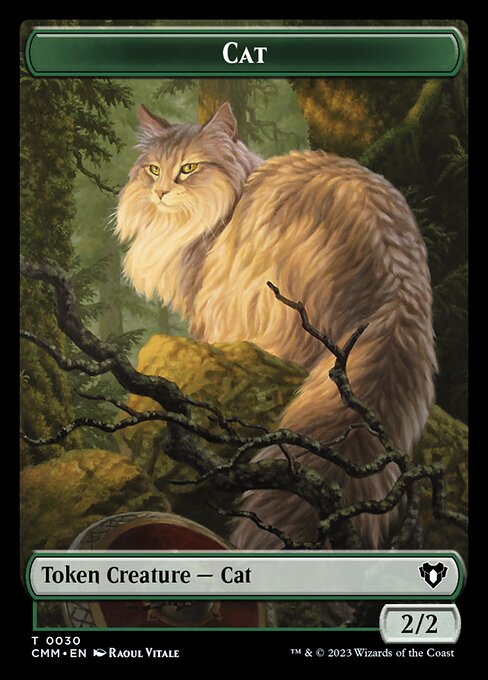 Elemental (0026) // Cat (0030) Double-Sided Token [Commander Masters Tokens] - The Mythic Store | 24h Order Processing