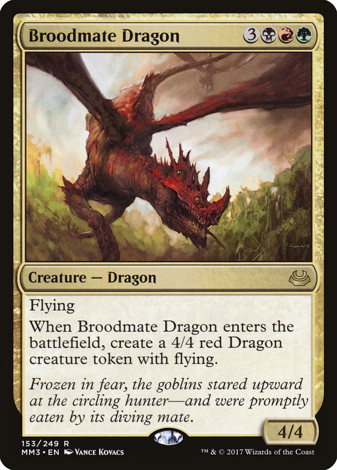 Broodmate Dragon [Modern Masters 2017] - The Mythic Store | 24h Order Processing